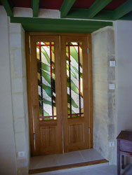 portes int&eacute;rieures d'un ancien moulin